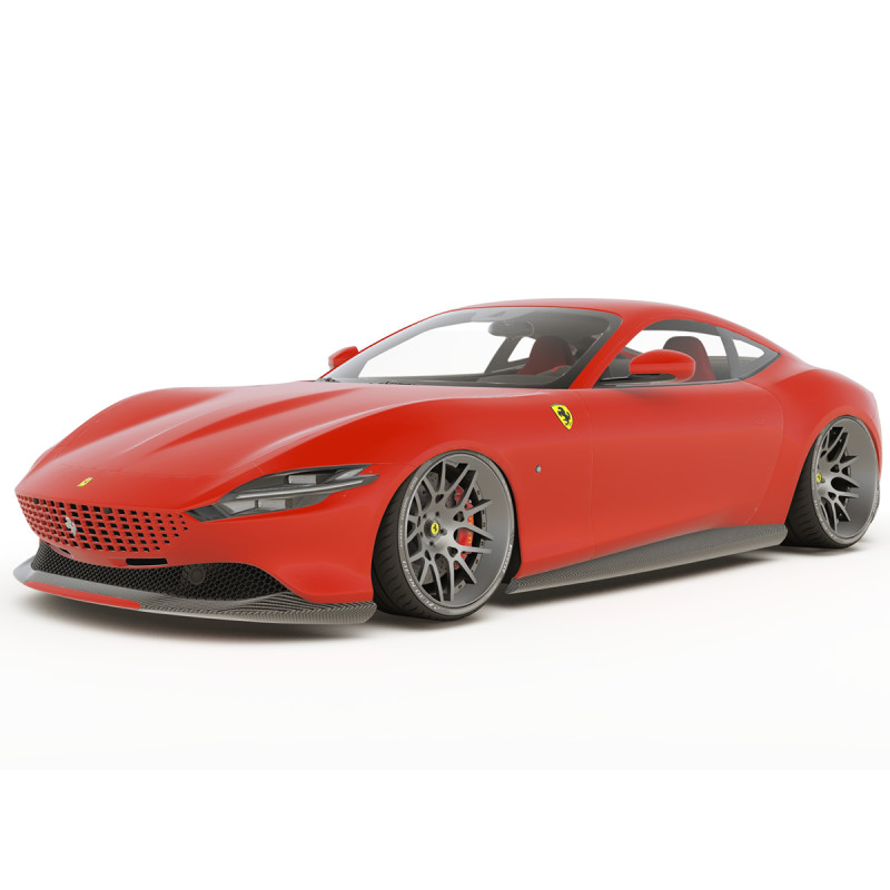 Ferrari Roma Italian Luxury Sports Car 3D Model .c4d .max .obj .3ds .fbx .stl .blend 