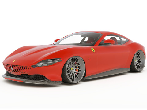 Ferrari Roma Italian Luxury Sports Car Model 3D