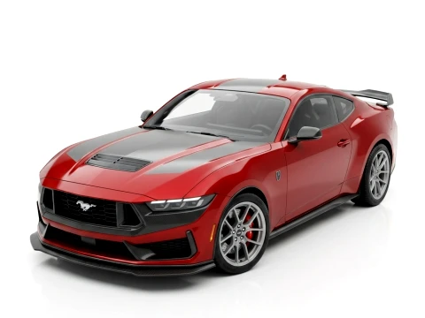 Ford Mustang Dark Horse 2025 Muscle Car de pr&oacute;xima generaci&oacute;n Modelo 3D