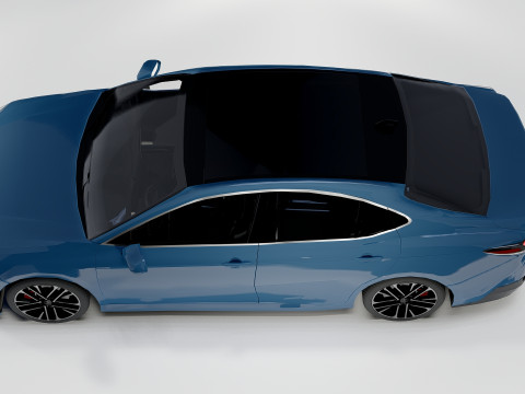 Toyota Camry XLE 2025 Modern Luxury Sedan 3D 模型