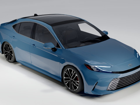 Toyota Camry XLE 2025 Modern Luxury Sedan 3D 模型