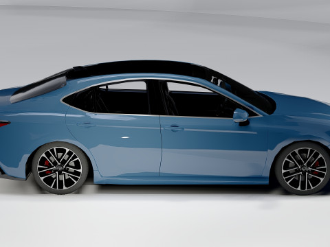 Toyota Camry XLE 2025 Modern Luxury Sedan 3D 模型