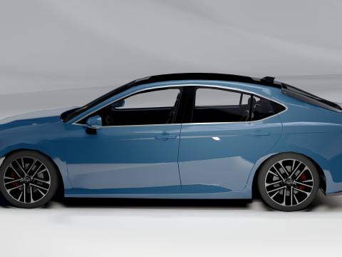 Toyota Camry XLE 2025 Modern Luxury Sedan 3D 模型