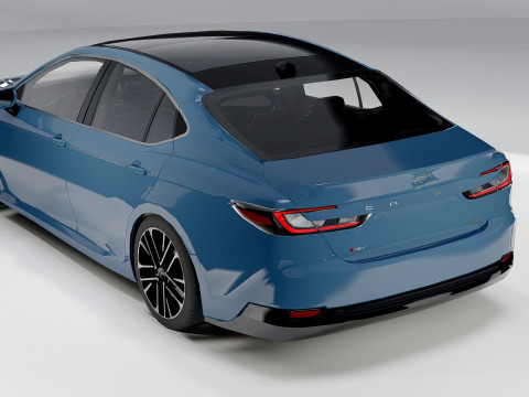 Toyota Camry XLE 2025 Modern Luxury Sedan 3D 模型