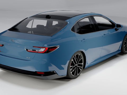 Toyota Camry XLE 2025 Modern Luxury Sedan 3D 模型