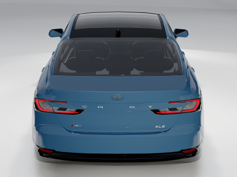 Toyota Camry XLE 2025 Modern Luxury Sedan 3D 模型