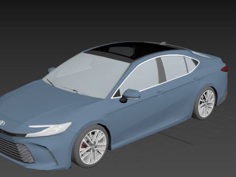 Toyota Camry XLE 2025 Modern Luxury Sedan 3D 模型
