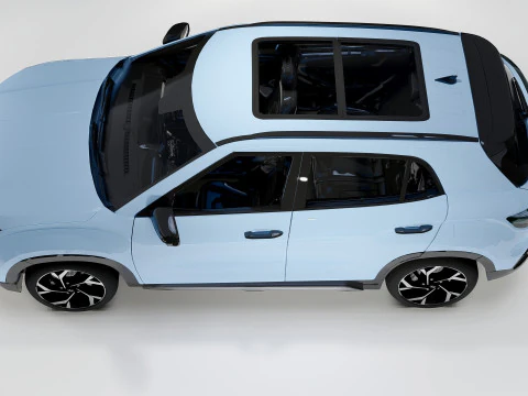 Hyundai Creta 2025 Compact Crossover SUV 3D Model
