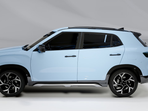 Hyundai Creta 2025 Compact Crossover SUV 3D Model