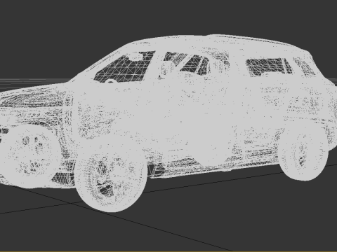 Hyundai Creta 2025 Compact Crossover SUV 3D Model