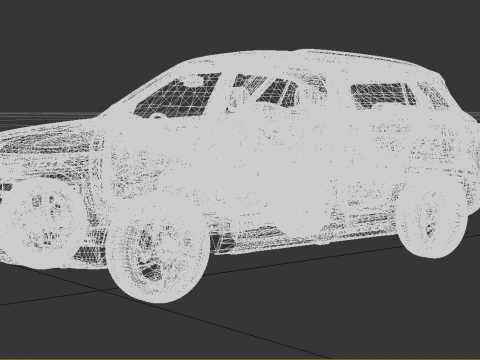 Hyundai Creta 2025 Compact Crossover SUV 3D Model