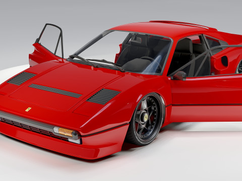 Ferrari 308 GTB-GTS Classic Italian Sports Car Modelo 3D