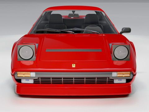 Ferrari 308 GTB-GTS Classic Italian Sports Car Modelo 3D
