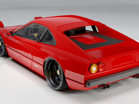Ferrari 308 GTB-GTS Classic Italian Sports Car Modelo 3D