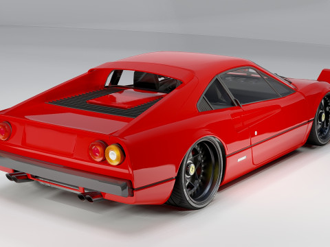 Ferrari 308 GTB-GTS Classic Italian Sports Car Modelo 3D
