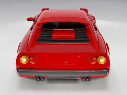 Ferrari 308 GTB-GTS Classic Italian Sports Car Modelo 3D