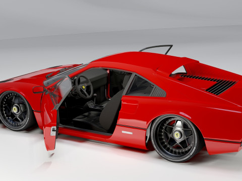 Ferrari 308 GTB-GTS Classic Italian Sports Car Modelo 3D