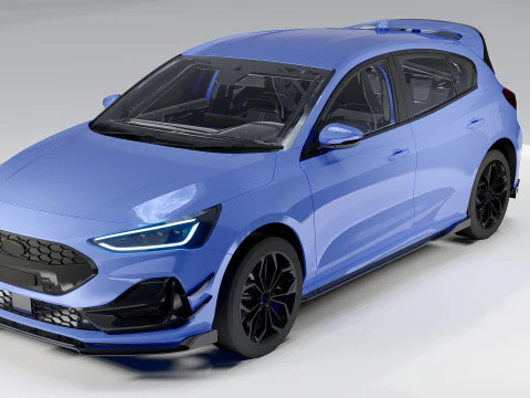 For d Focus 2025 Modern Compact Hatchback 3D Model