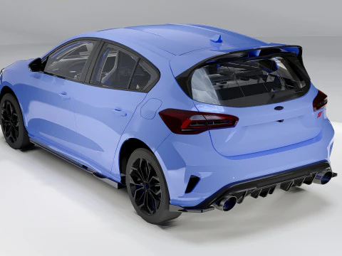 For d Focus 2025 Modern Compact Hatchback 3D Model