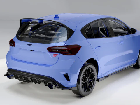 For d Focus 2025 Modern Compact Hatchback 3D Model