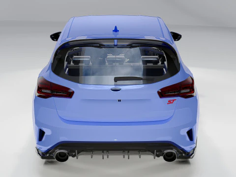For d Focus 2025 Modern Compact Hatchback 3D Model