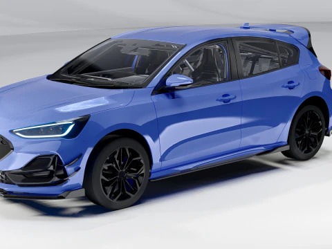 For d Focus 2025 Modern Compact Hatchback 3D Model