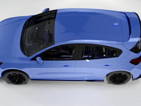 For d Focus 2025 Modern Compact Hatchback 3D Model