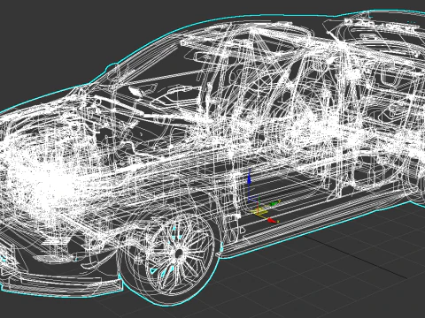 For d Focus 2025 Modern Compact Hatchback 3D Model