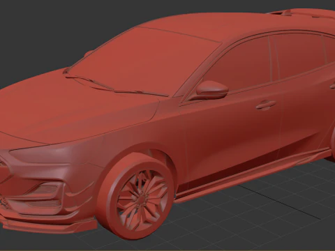 For d Focus 2025 Modern Compact Hatchback 3D Model
