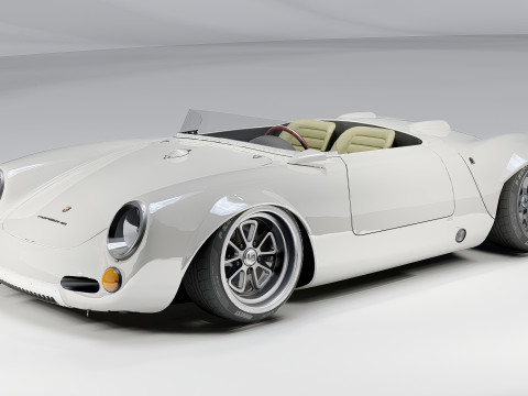 Porsche 550 Wild Body Classic Racing Speedster 3D 模型