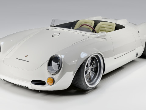 Porsche 550 Wild Body Classic Racing Speedster 3D 模型