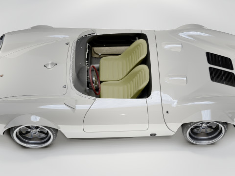 Porsche 550 Wild Body Classic Racing Speedster 3D 模型