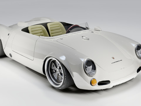 Porsche 550 Wild Body Classic Racing Speedster 3D 模型