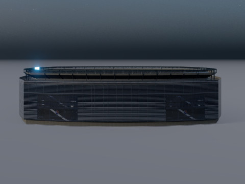MetLife Stadium Modern American Sports Arena Modèle 3D
