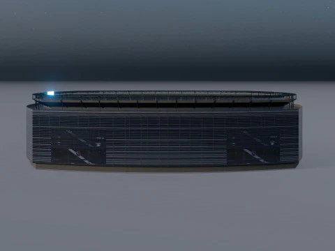 MetLife Stadium Modern American Sports Arena 3D Model