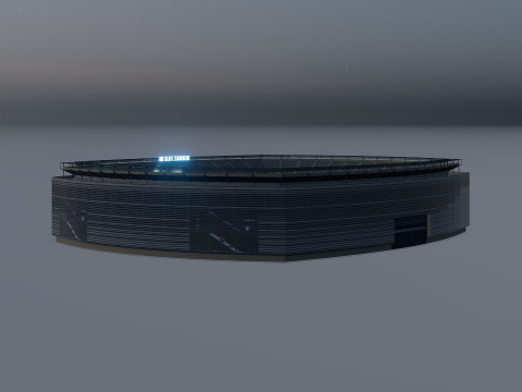 MetLife Stadium Modern American Sports Arena Modèle 3D