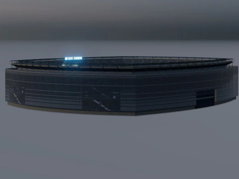 MetLife Stadium Modern American Sports Arena 3D Model