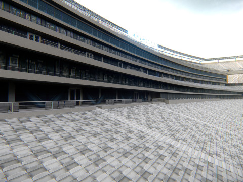 MetLife Stadium Modern American Sports Arena Modèle 3D
