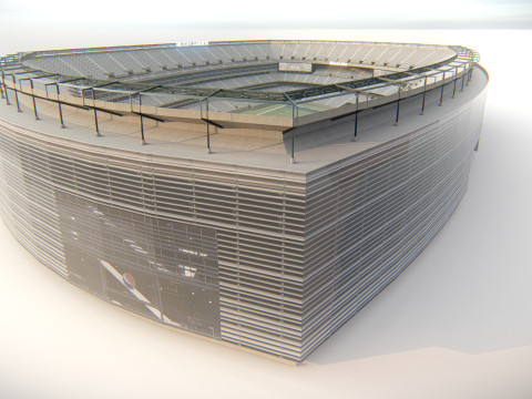 MetLife Stadium Modern American Sports Arena Modèle 3D