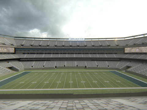 MetLife Stadium Modern American Sports Arena 3D Model