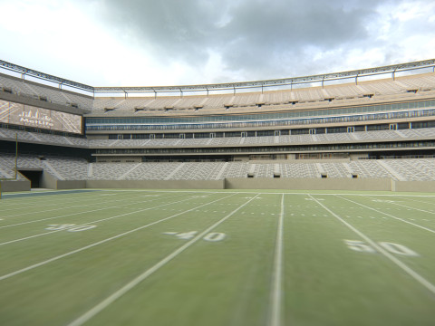 MetLife Stadium Modern American Sports Arena 3D Model