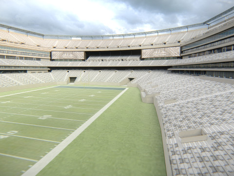 MetLife Stadium Modern American Sports Arena 3D Model