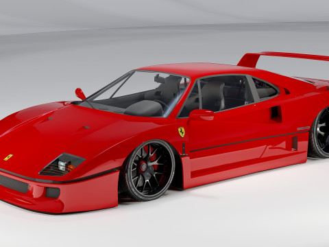 Ferrari F40 3D 모델