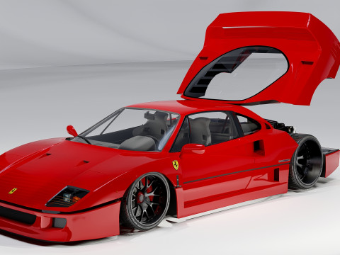 Ferrari F40 3D 모델
