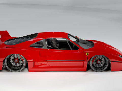 Ferrari F40 3D 모델