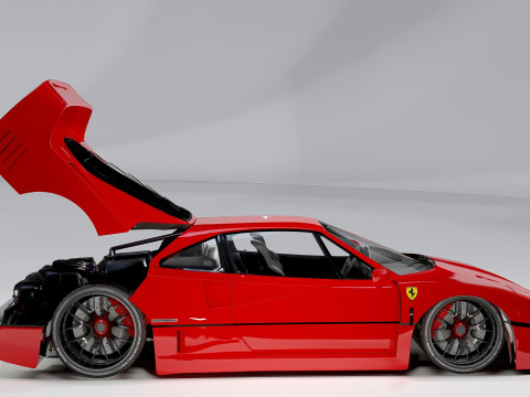 Ferrari F40 3D 모델