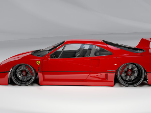 Ferrari F40 3D 모델