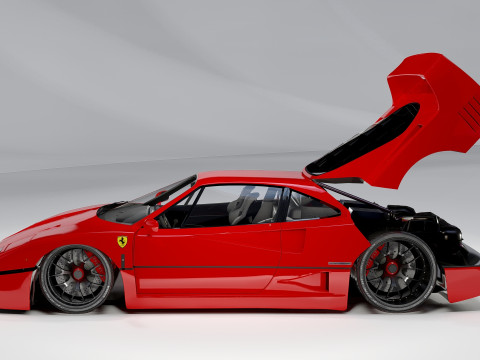 Ferrari F40 3D 모델