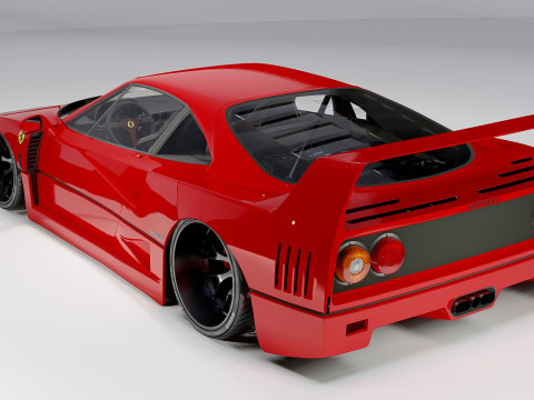 Ferrari F40 3D 모델