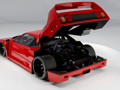 Ferrari F40 3D Model